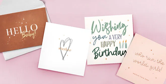 gepersonaliseerde kaarten - sparkles