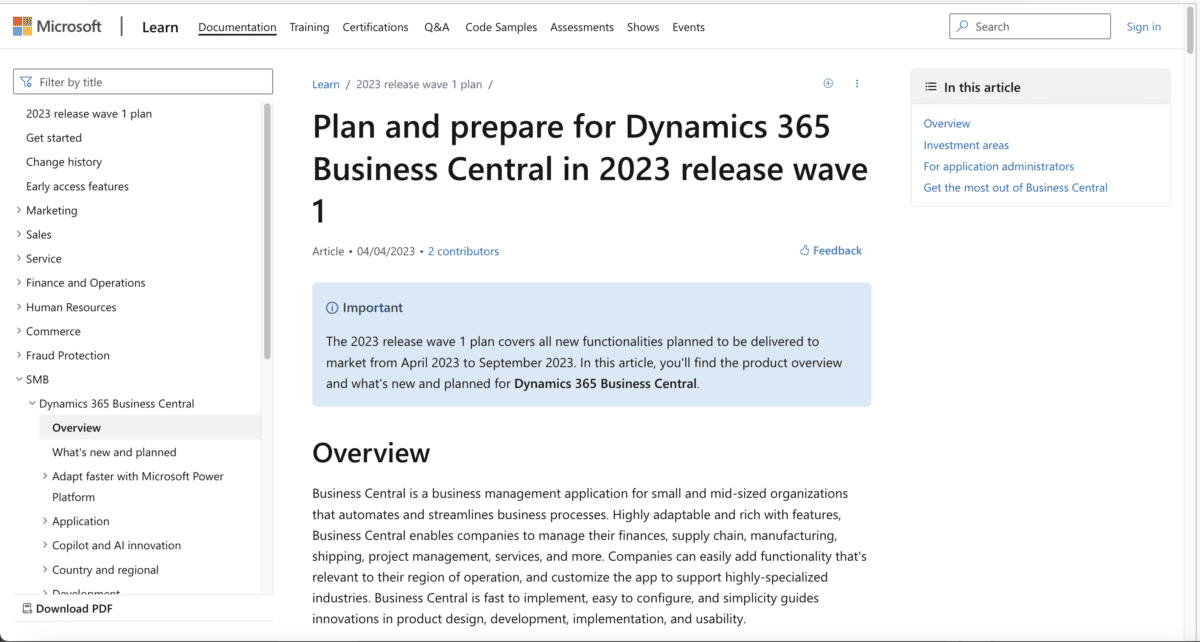 Dynamics 365 Business Central Update V22 wat moet je weten?