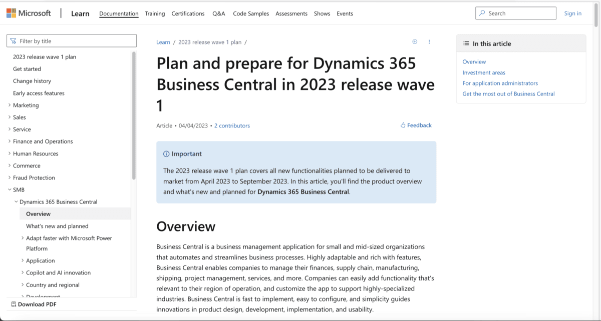 release plan Microsoft Update V22 april 2023