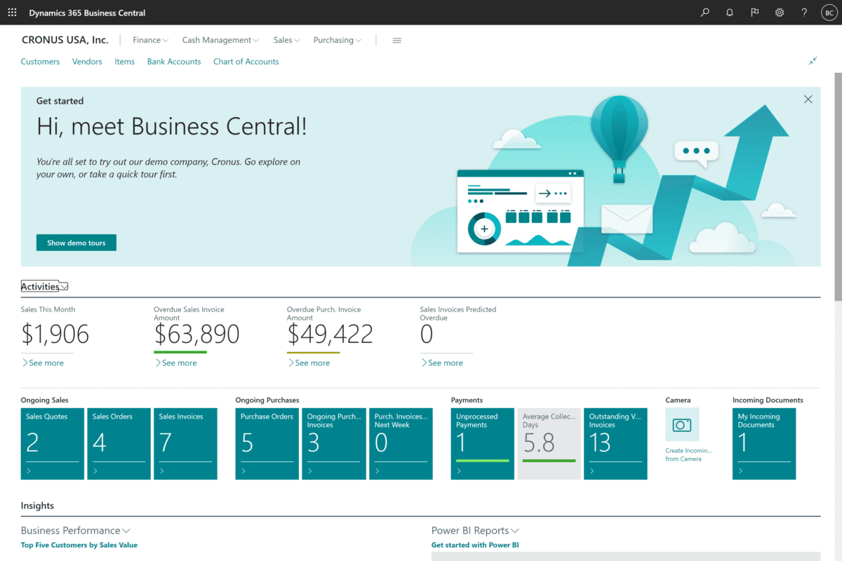 Dynamics 365 Business Central General